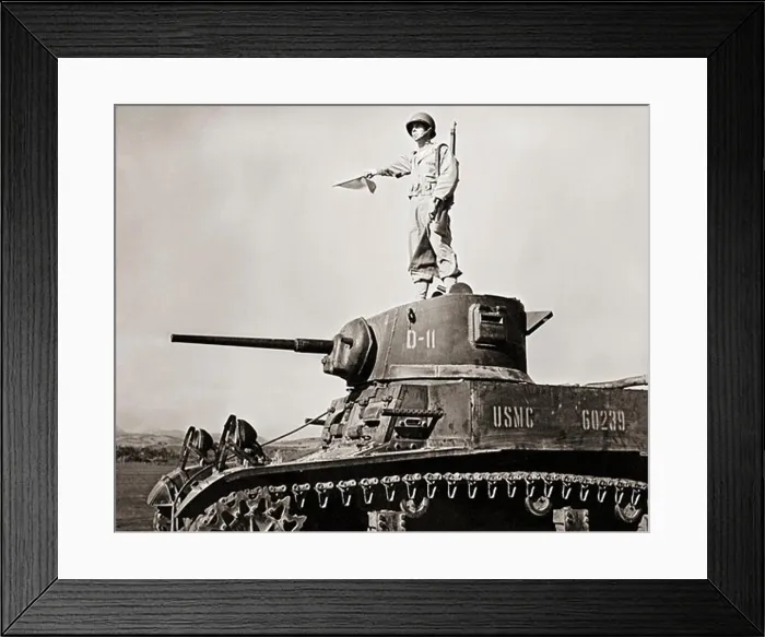 Framed Print : Signaling From a Tank Framed Print : Signaling From a Tank