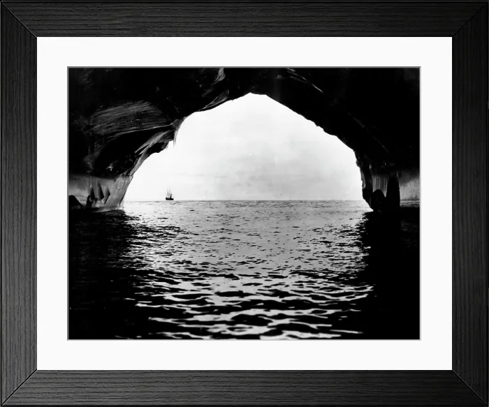Framed Print : Portal in an iceberg Framed Print : Portal in an iceberg