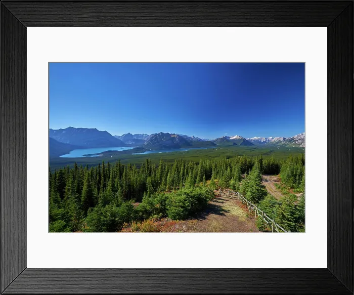 Framed Print : Kananaskis Country Fire Lookout, View looking West towards BC, Alberta, Canada Framed Print : Kananaskis Country Fire Lookout, View looking West towards BC, Alberta, Canada