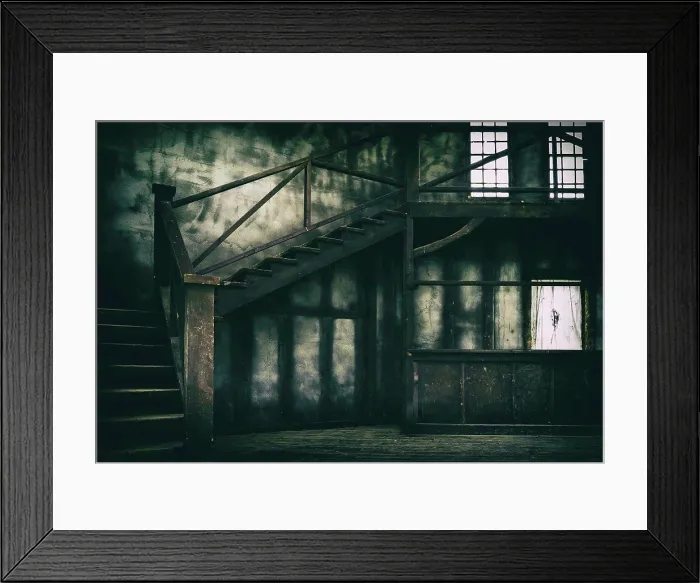 Framed Print : Horizontal empty blank vintage wild west bar with stairs decoration background backdrop Framed Print : Horizontal empty blank vintage wild west bar with stairs decoration background backdrop