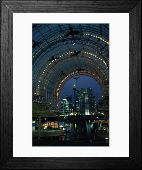 Framed Print : Low angle view of sculptures of birds in a shopping mall Framed Print : Low angle view of sculptures of birds in a shopping mall
