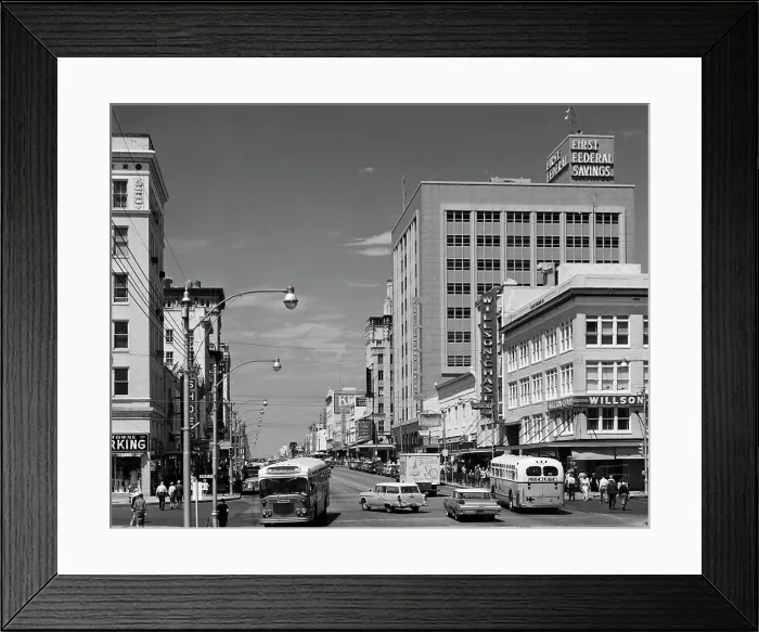 Framed Print : USA, Florida, St. Petersburg, street scene