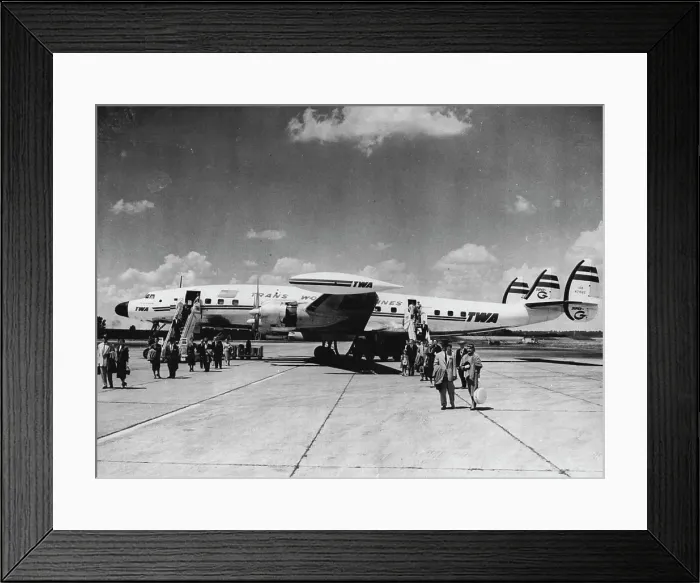 Framed Print : Trans-World Airlines Super-G Constellation