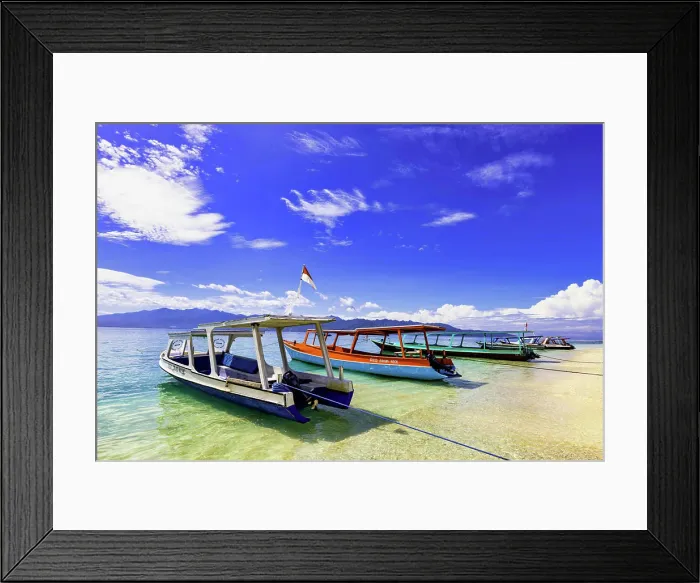 Framed Print : Gili Trawangan Island off the coast of Lombok Framed Print : Gili Trawangan Island off the coast of Lombok