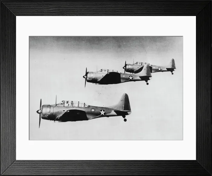 Framed Print : Fighting The Japs By Air -- These three A-24 bombers took part in the battle of Bali Framed Print : Fighting The Japs By Air -- These three A-24 bombers took part in the battle of Bali