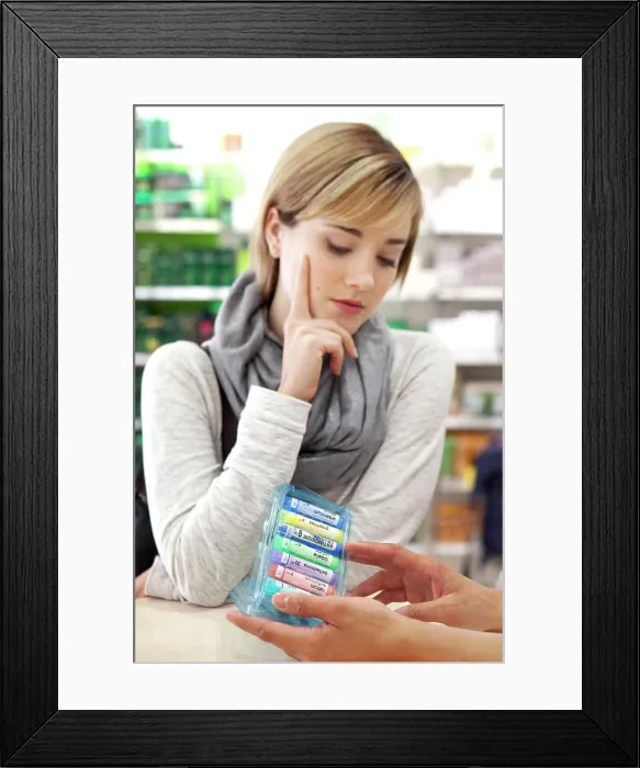 Framed Print : Homeopathy, woman