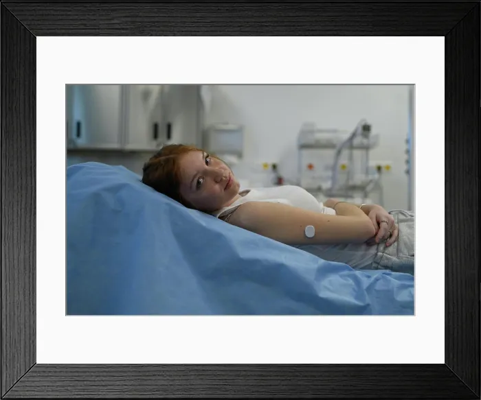 Framed Print : Emergency treatment for diabetic teen patient with complications Framed Print : Emergency treatment for diabetic teen patient with complications