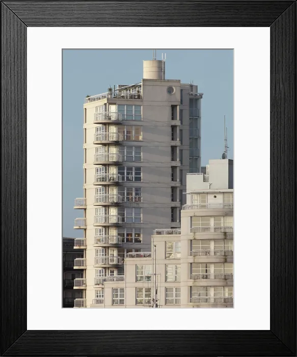 Framed Print : main tower of pierhead lock in early morning light with slanting shadows Framed Print : main tower of pierhead lock in early morning light with slanting shadows