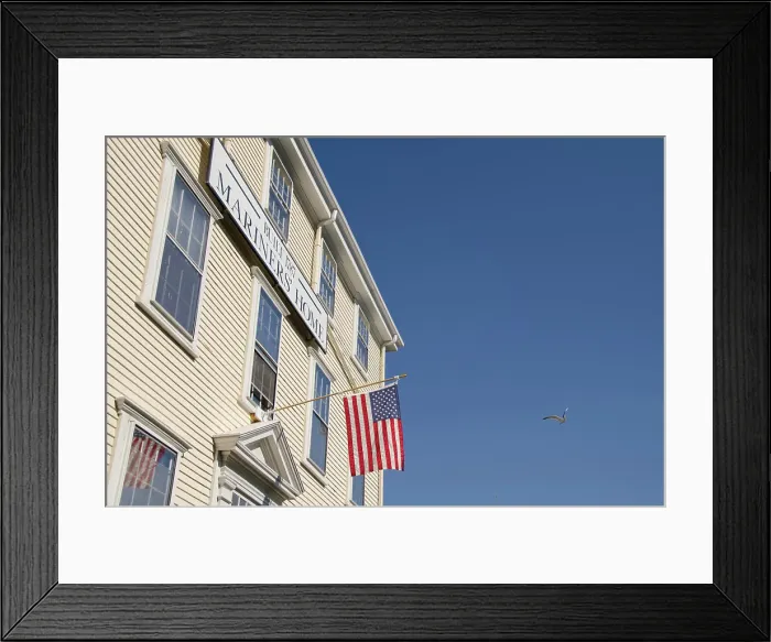 Framed Print : Massachusetts, New Bedford. Mariners Home, c. 1787 Framed Print : Massachusetts, New Bedford. Mariners Home, c. 1787