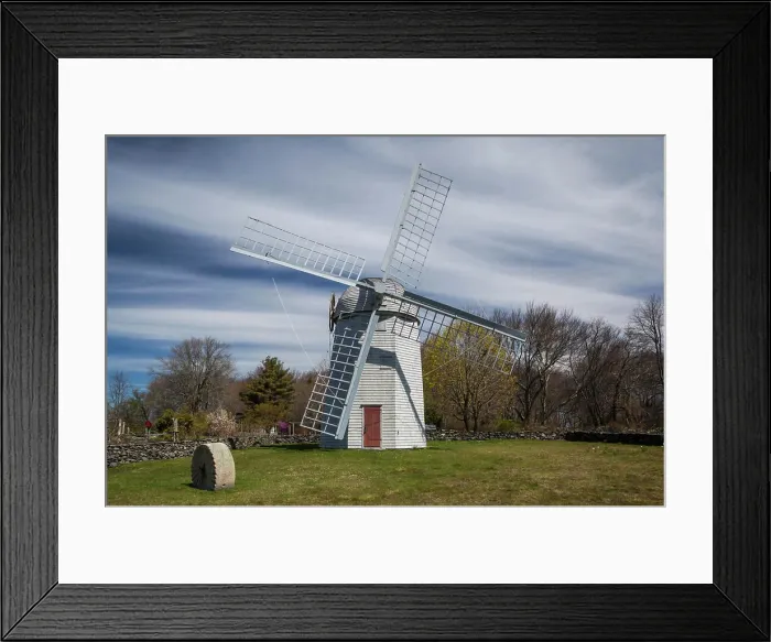 Framed Print : USA, Rhode Island, Jamestown, Jamestown Windmill, built 1787