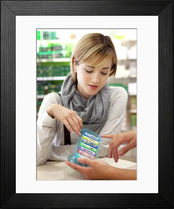 Framed Print : Homeopathy, woman Framed Print : Homeopathy, woman