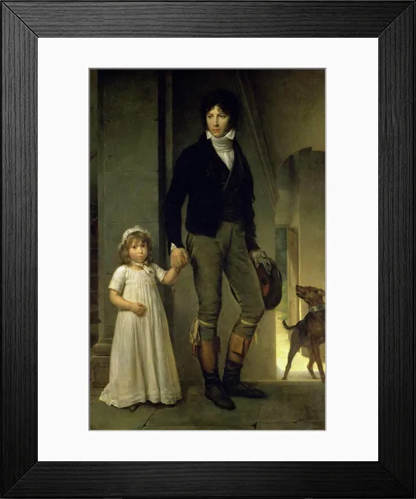 Framed Print : Portrait of Jean-Baptiste Isabey and his Daughter 1795 Francois Pascal Simon Gerard (1770-1837 / French) Musee du Louvre Framed Print : Portrait of Jean-Baptiste Isabey and his Daughter 1795 Francois Pascal Simon Gerard (1770-1837 / French) Musee du Louvre