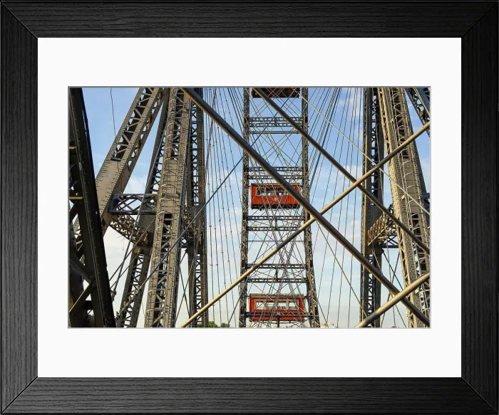 Framed Print : Prater, Riesenrad, Giant Ferry Wheel, Vienna, Austria, 2. district Framed Print : Prater, Riesenrad, Giant Ferry Wheel, Vienna, Austria, 2. district