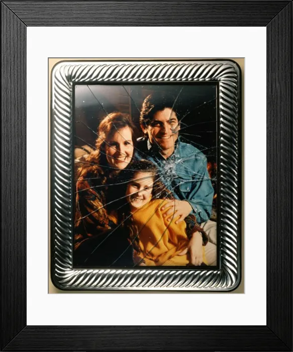 Framed Print : Close-up of a broken picture frame Framed Print : Close-up of a broken picture frame