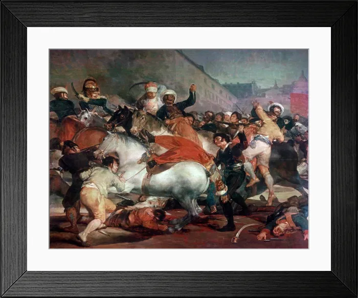 Framed Print : Second of May 1808, The, C.1814, Goya y Lucientes, Francisco (1746-1828 / Spanish), Museo del Prado, Madrid, Spain Framed Print : Second of May 1808, The, C.1814, Goya y Lucientes, Francisco (1746-1828 / Spanish), Museo del Prado, Madrid, Spain