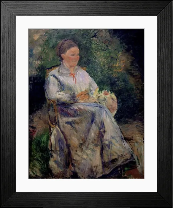 Framed Print : Portrait of Julie Pissarro 1875 Camille Pissarro (1830-1903 French) Oil on canvas Musee du Petit Palais, Paris, France Framed Print : Portrait of Julie Pissarro 1875 Camille Pissarro (1830-1903 French) Oil on canvas Musee du Petit Palais, Paris, France