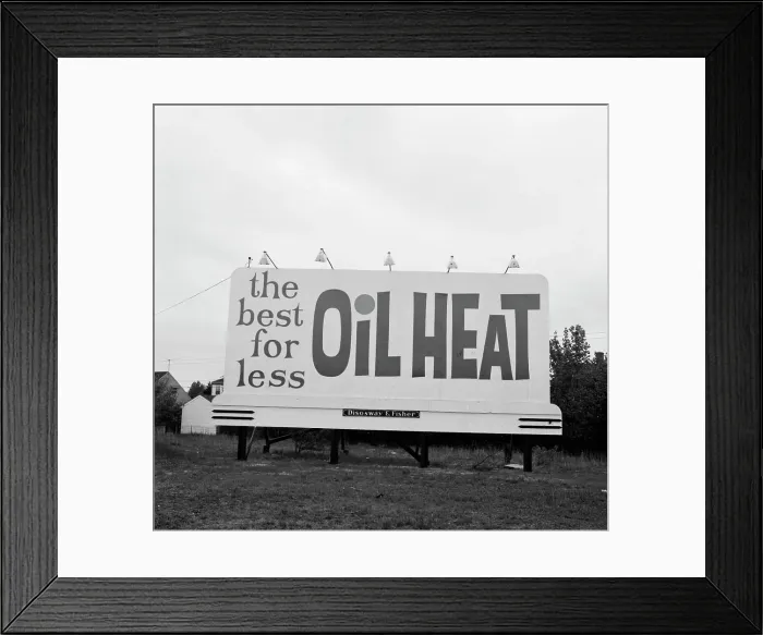 Framed Print : Bilboard with building in the background Framed Print : Bilboard with building in the background
