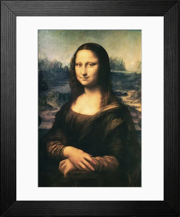 Framed Print : Mona Lisa c. 1503-1505Leonardo da Vinci (1452-1519 / Italian)Oil on wood panel Musee du Louvre, Paris Framed Print : Mona Lisa c. 1503-1505Leonardo da Vinci (1452-1519 / Italian)Oil on wood panel Musee du Louvre, Paris
