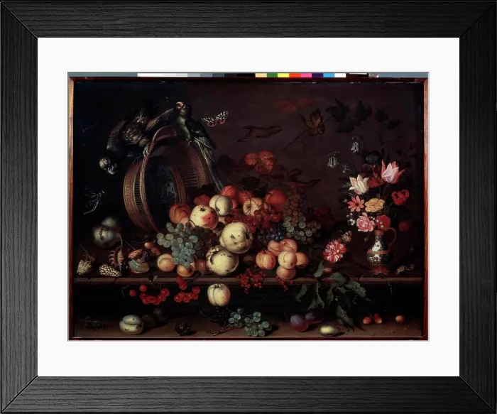Framed Print : Still Life with Fruits by Balthasar van der Ast Framed Print : Still Life with Fruits by Balthasar van der Ast
