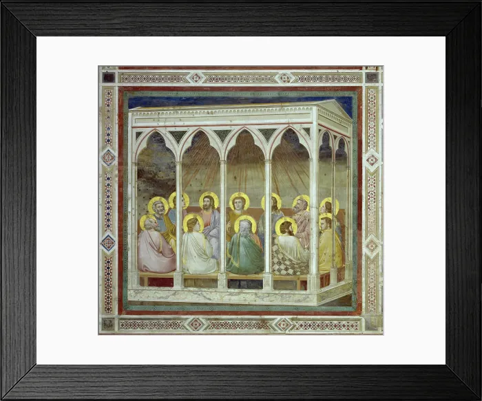 Framed Print : Pentecost Fresco Giotto di Bondone (c. 1266-1337 / Florentine) Arena Chapel, Cappella degli Scrovegni, Padua Framed Print : Pentecost Fresco Giotto di Bondone (c. 1266-1337 / Florentine) Arena Chapel, Cappella degli Scrovegni, Padua