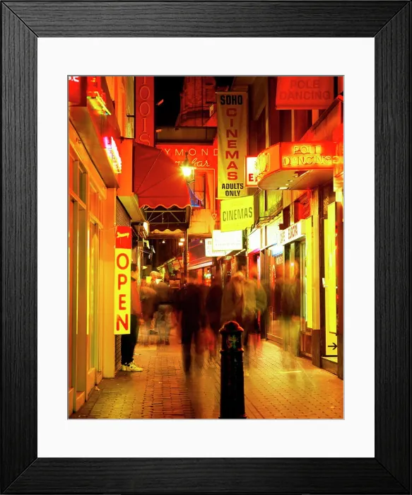Framed Print : Sex shops, Soho, London, England, United Kingdom, Europe Framed Print : Sex shops, Soho, London, England, United Kingdom, Europe