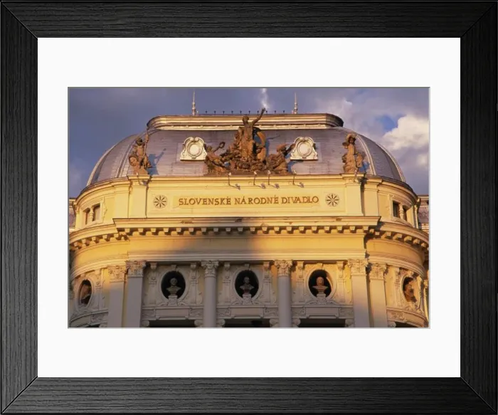 Framed Print : Slovakia, Bratislava, Slovenske Narodne Divadlo Framed Print : Slovakia, Bratislava, Slovenske Narodne Divadlo
