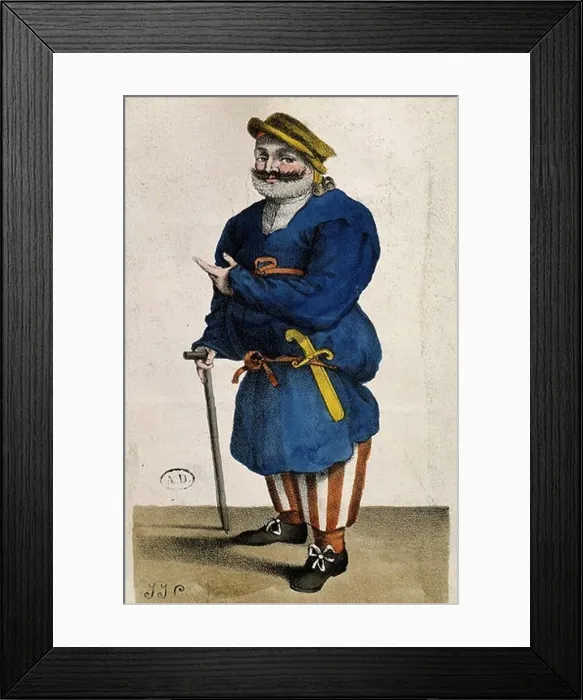 Framed Print : Robert GUERIN, French actor called Lafleur, c. 1600 in comedy farce Gros-Guillaume Framed Print : Robert GUERIN, French actor called Lafleur, c. 1600 in comedy farce Gros-Guillaume