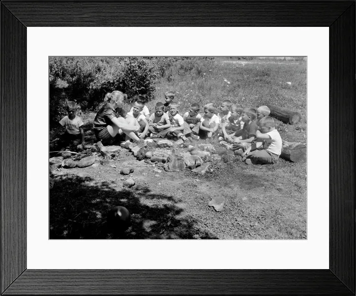 Framed Print : YMCA Day Camp, Worchester, Massachusetts, USA Framed Print : YMCA Day Camp, Worchester, Massachusetts, USA