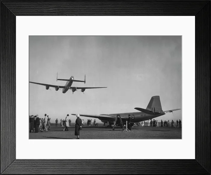 Framed Print : First Australian-Built Canberra Jet Bomber stands on the Avalon airstrip near Geelong today before its first official Framed Print : First Australian-Built Canberra Jet Bomber stands on the Avalon airstrip near Geelong today before its first official