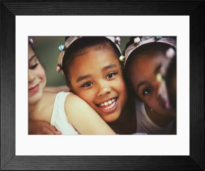 Framed Print : Close-up of three ballet dancers smiling Framed Print : Close-up of three ballet dancers smiling