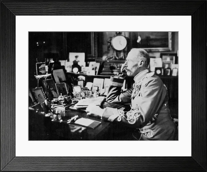 Framed Print : First Telephone Conversation between Copenhagen and Bangkok