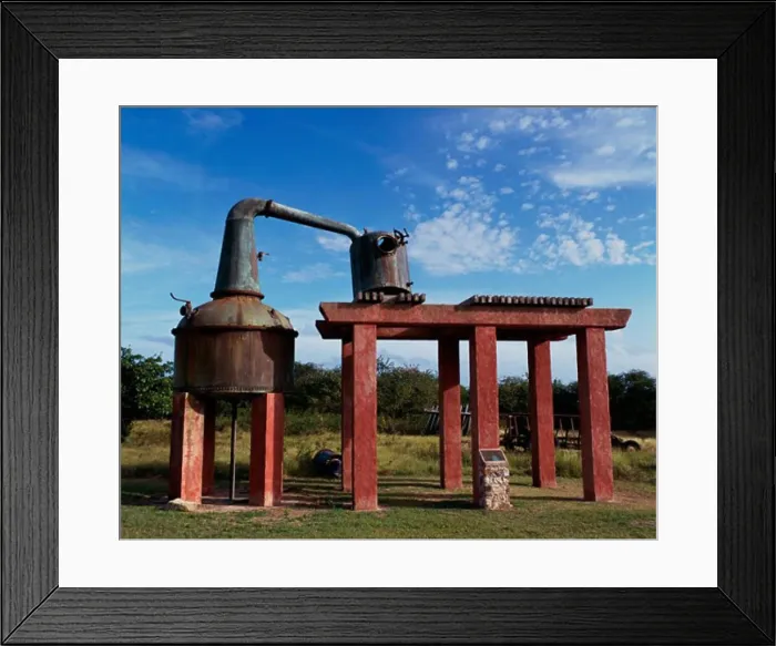 Framed Print : Boiler at the Whim Plantation Museum, Frederiksted, St. Croix Framed Print : Boiler at the Whim Plantation Museum, Frederiksted, St. Croix