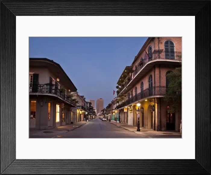 Framed Print : USA, Louisiana, New Orleans, French Quarter, Dumaine and Royal Street Framed Print : USA, Louisiana, New Orleans, French Quarter, Dumaine and Royal Street