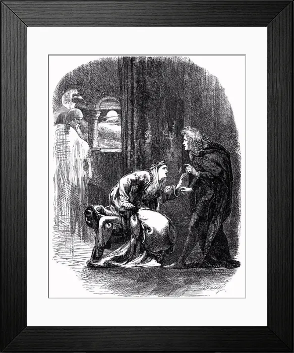 Framed Print : Shakespeare Hamlet Act 3 Sc 4 Framed Print : Shakespeare Hamlet Act 3 Sc 4