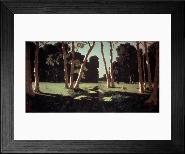Framed Print : Birch Tree Forest Arkhip Ivanovitch Kuindzhi (1842-1910 Russian) Tretyakov Gallery, Moscow, Russia