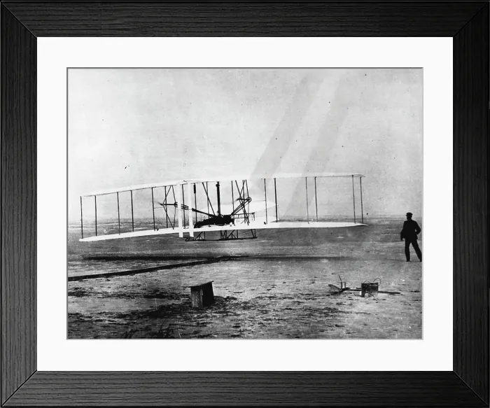 Framed Print : 18 - Wilbur Wright's Plane. December 28, 1949. (Photo by ACME News Pictures) Framed Print : 18 - Wilbur Wright's Plane. December 28, 1949. (Photo by ACME News Pictures)