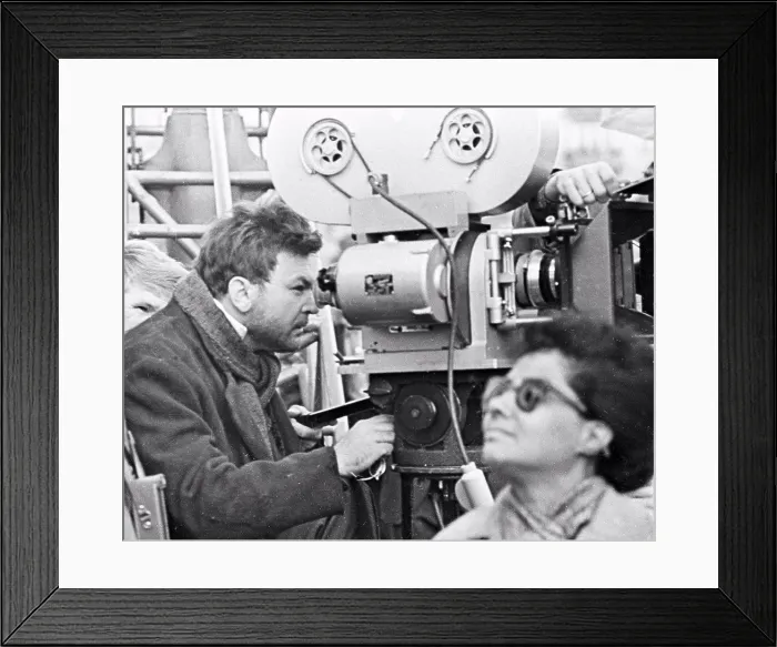 Framed Print : Film director Sergei Bondarchuk at the shooting of War and Peace by Anonymous / The State Central A Framed Print : Film director Sergei Bondarchuk at the shooting of War and Peace by Anonymous / The State Central A