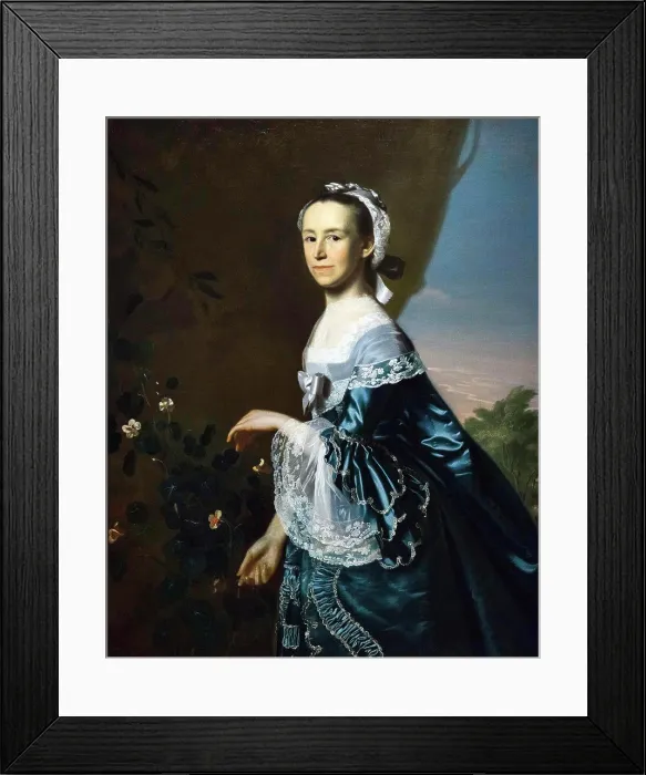 Framed Print : Mrs. James Warren Mercy Otis; about 1763 Oil on canvas John Singleton Copley American; 1738-1815 Framed Print : Mrs. James Warren Mercy Otis; about 1763 Oil on canvas John Singleton Copley American; 1738-1815