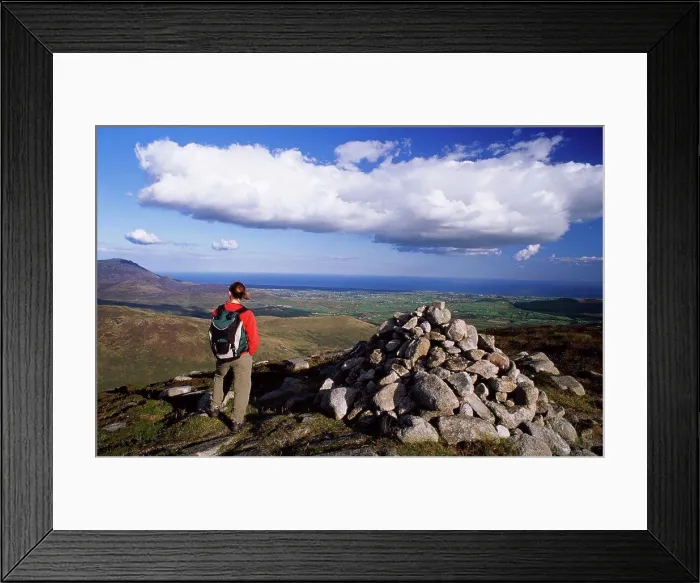 Framed Print : Summit Of Eagle Mountain, Mourne Mountains, County Down, Northern Ireland Framed Print : Summit Of Eagle Mountain, Mourne Mountains, County Down, Northern Ireland