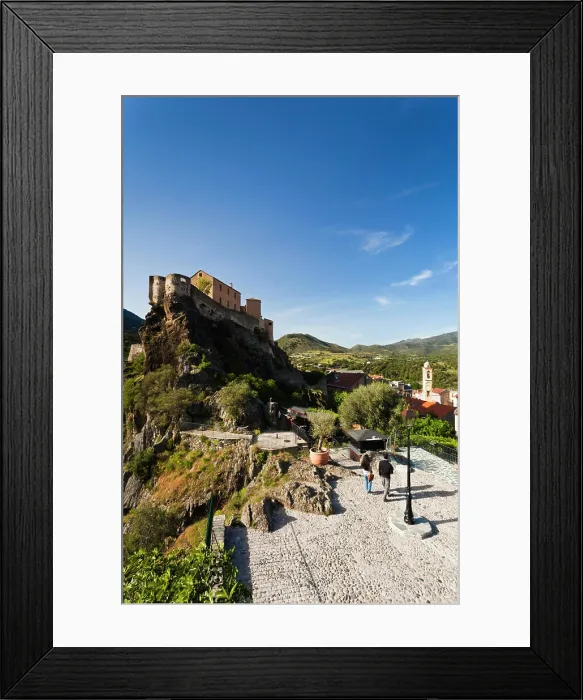 Framed Print : France, Corsica, Citadel, visitors Framed Print : France, Corsica, Citadel, visitors
