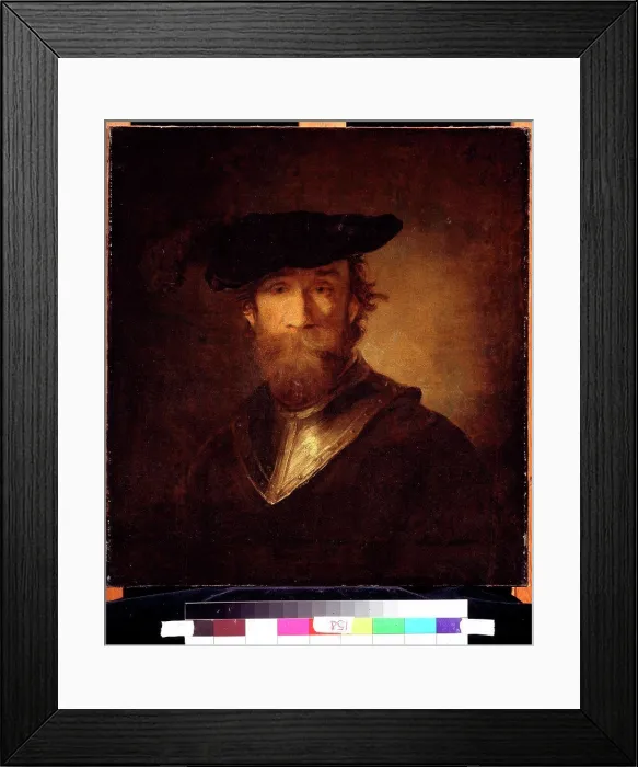 Framed Print : Portrait of man by Christopher Paudiss Framed Print : Portrait of man by Christopher Paudiss