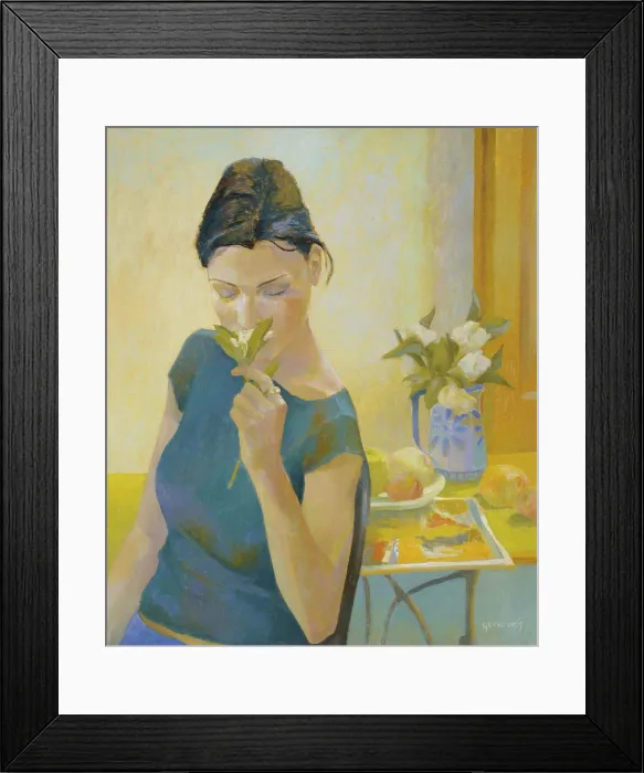 Framed Print : Perfume 2001 Graciela Genoves (b.1962 / Argentinean) Oil on panel Zurbaran Galeria, Buenos Aires, Argentina Framed Print : Perfume 2001 Graciela Genoves (b.1962 / Argentinean) Oil on panel Zurbaran Galeria, Buenos Aires, Argentina