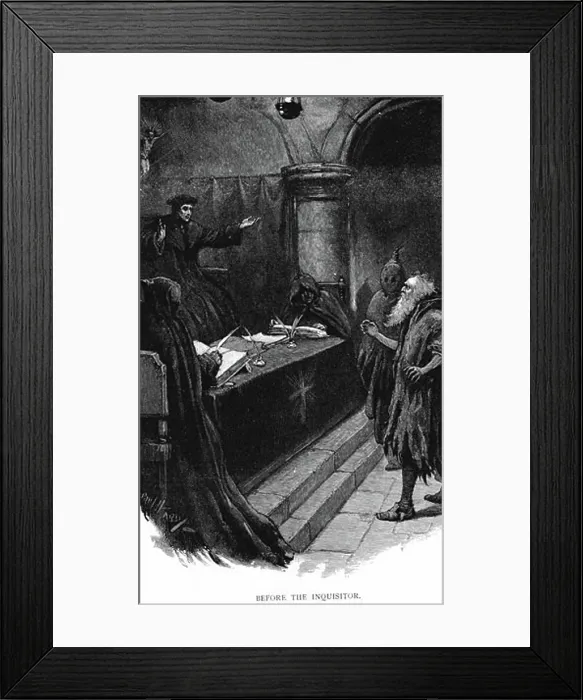 Framed Print : Spanish Inquisition (late 15th century) Framed Print : Spanish Inquisition (late 15th century)