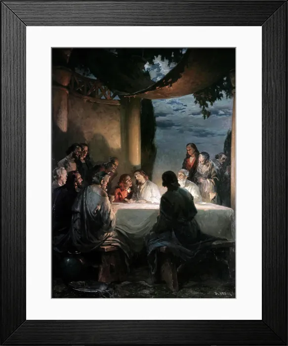 Framed Print : The Last Supper L. Jambor