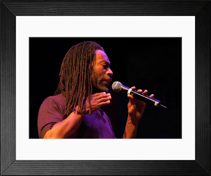 Framed Print : BOBBY MCFERRIN sing at the MONTEREY JAZZ FESTIVAL - CALIFORNIA Framed Print : BOBBY MCFERRIN sing at the MONTEREY JAZZ FESTIVAL - CALIFORNIA