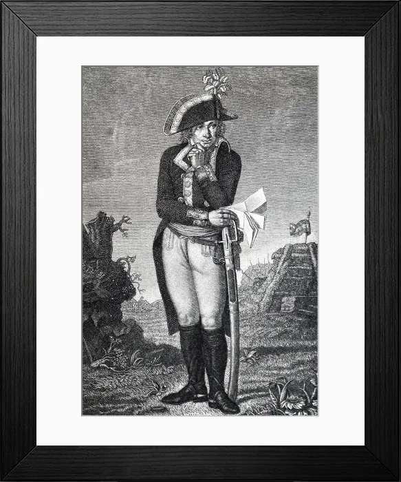 Framed Print : Portrait of Jean-Charles Pichegru (1761-1804) a French general of the Revolutionary Wars. Dated 19th century Framed Print : Portrait of Jean-Charles Pichegru (1761-1804) a French general of the Revolutionary Wars. Dated 19th century