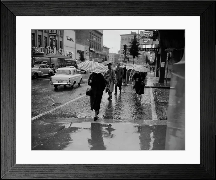 Framed Print : USA, Massachusetts, Worcester, Main Street Framed Print : USA, Massachusetts, Worcester, Main Street