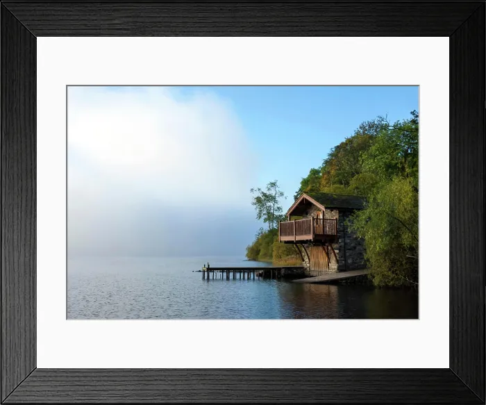 Framed Print : Boathouse, Ullswater, Lake District National Park, UNESCO World Heritage Site, Cumbria, England, United Kingdom, Europe Framed Print : Boathouse, Ullswater, Lake District National Park, UNESCO World Heritage Site, Cumbria, England, United Kingdom, Europe