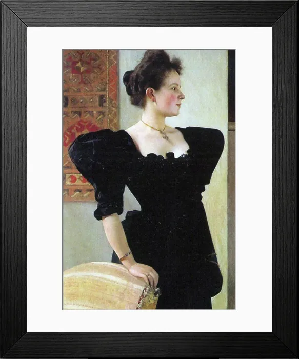 Framed Print : Portrait of Marie Breunig, Fine Art Framed Print : Portrait of Marie Breunig, Fine Art