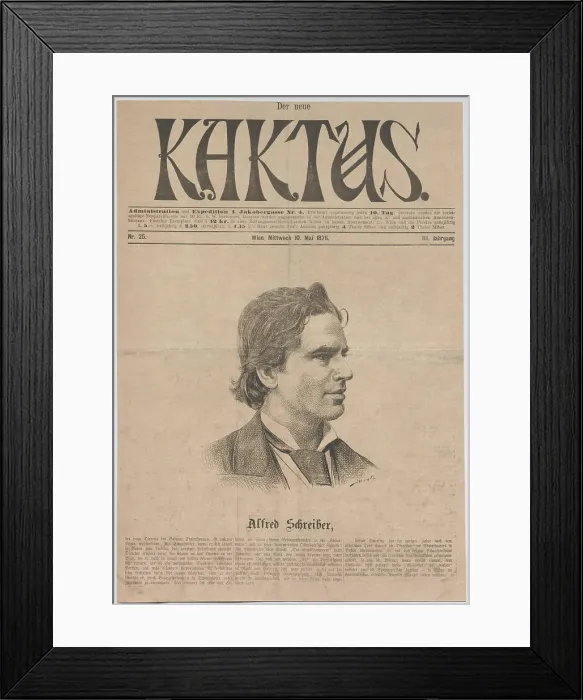 Framed Print : Alfred Schreiber, Alfred Schreiber, actor and director of the Baden City Theater from The New Cactus, Unknown Framed Print : Alfred Schreiber, Alfred Schreiber, actor and director of the Baden City Theater from The New Cactus, Unknown